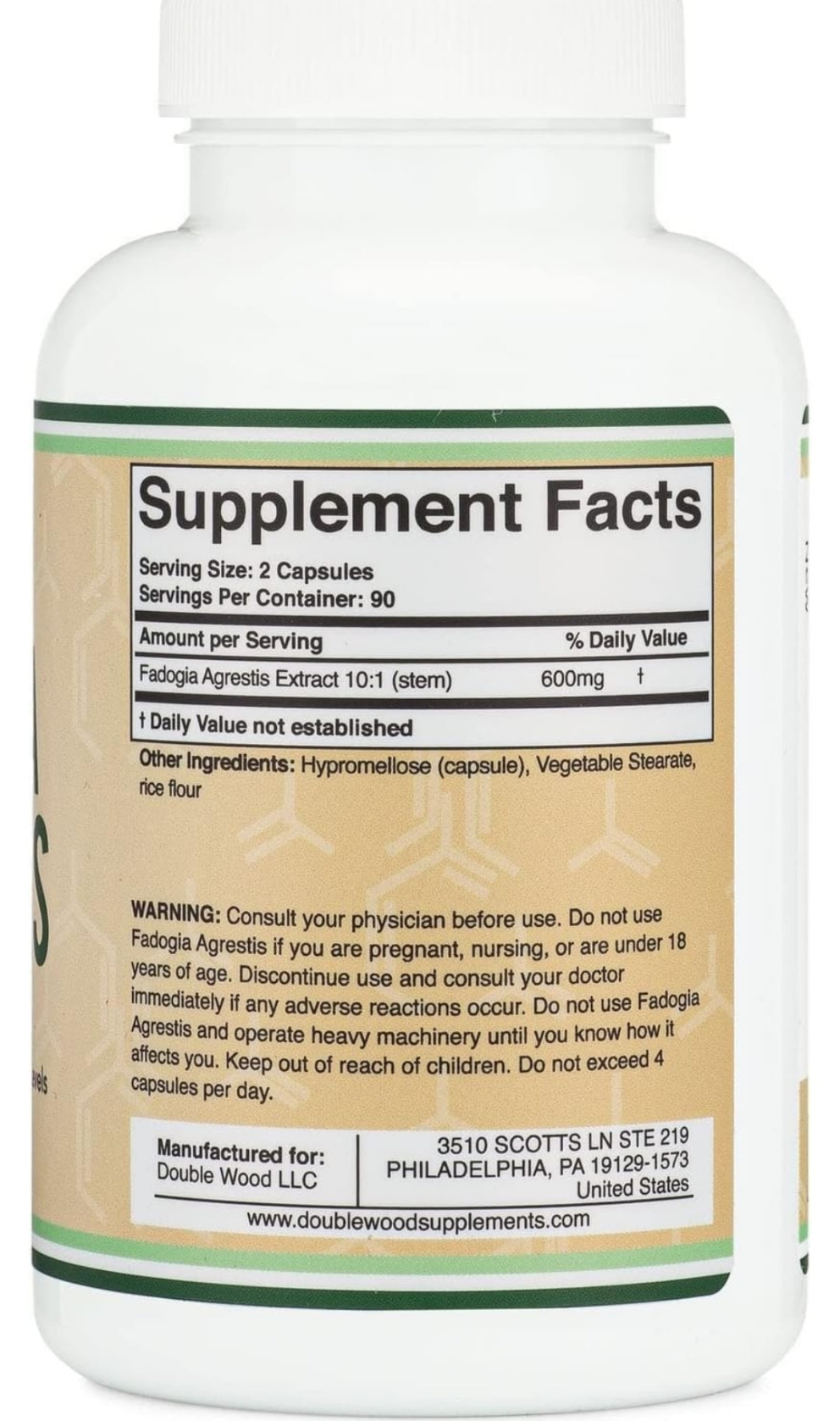 Fadogia Agrestis 600 Mg