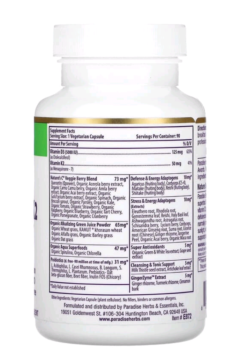 Vitamin K2+D3 Super Food