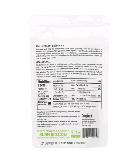 Spirulina & chlorella