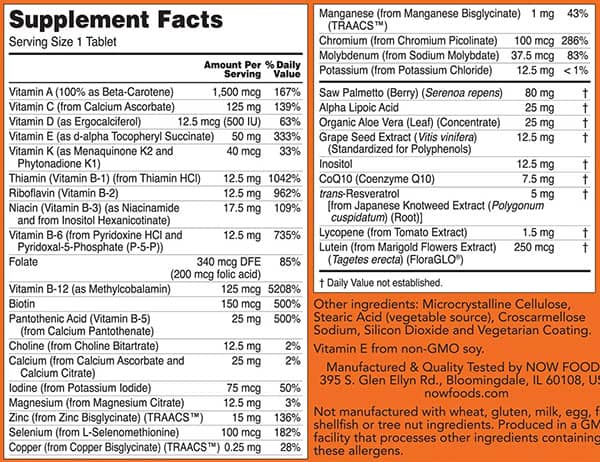 Multivitamin For Man