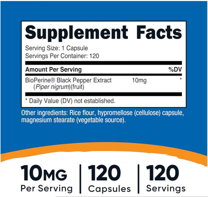 Bioperine (Black Pepper)🫑