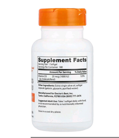 Vitamin D3 (1000 IU)